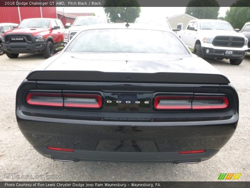 Pitch Black / Black 2018 Dodge Challenger GT AWD