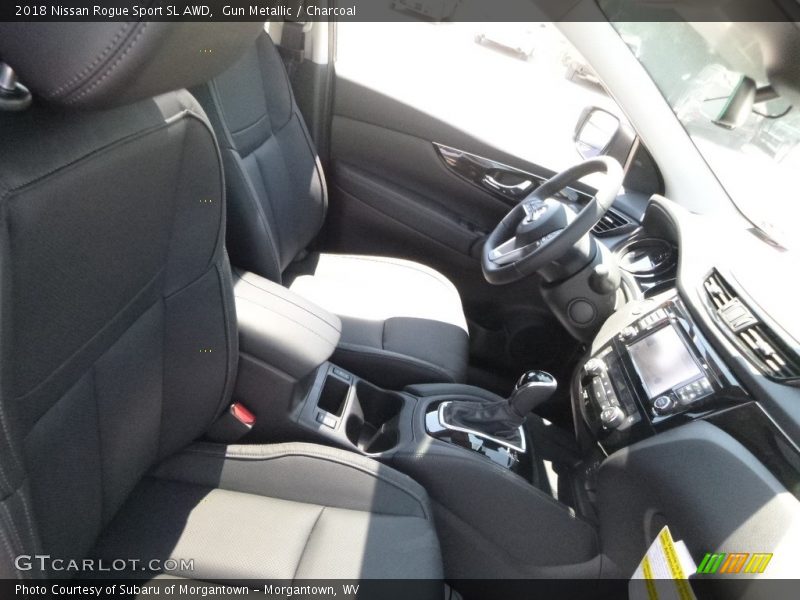 Gun Metallic / Charcoal 2018 Nissan Rogue Sport SL AWD