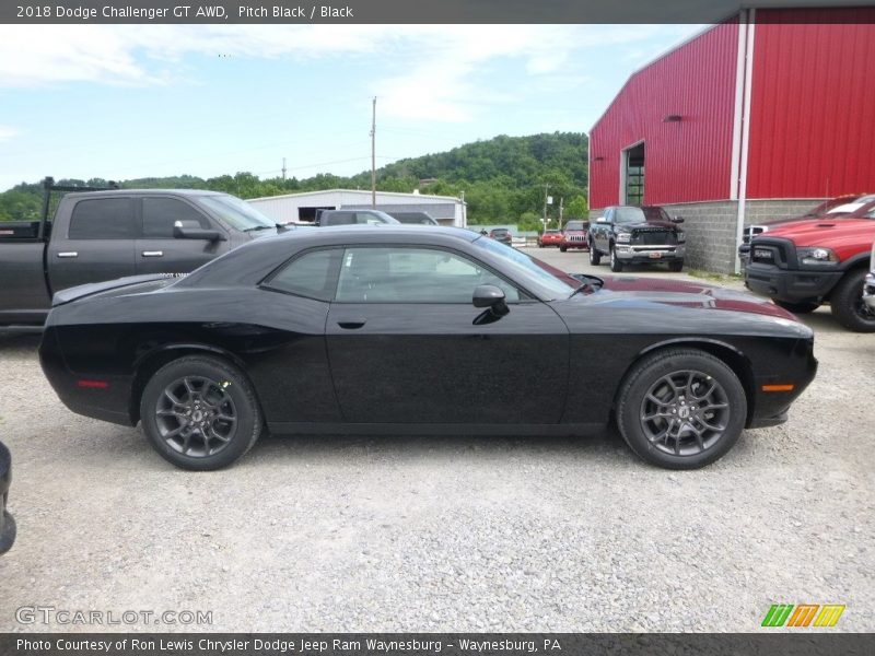 Pitch Black / Black 2018 Dodge Challenger GT AWD
