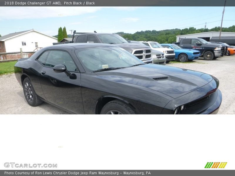 Pitch Black / Black 2018 Dodge Challenger GT AWD