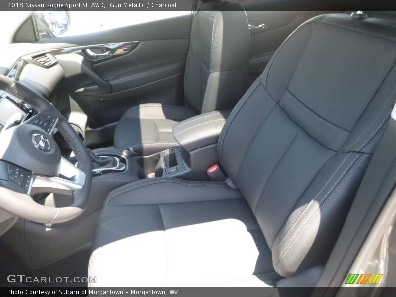 Gun Metallic / Charcoal 2018 Nissan Rogue Sport SL AWD