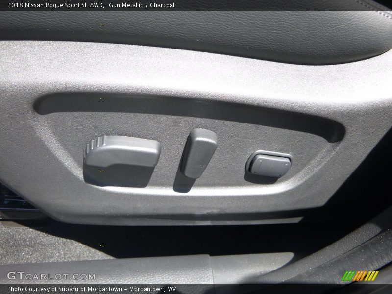 Gun Metallic / Charcoal 2018 Nissan Rogue Sport SL AWD