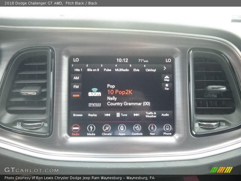 Pitch Black / Black 2018 Dodge Challenger GT AWD