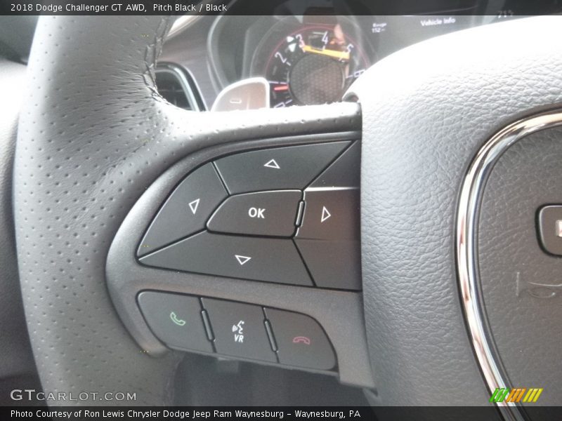 Pitch Black / Black 2018 Dodge Challenger GT AWD