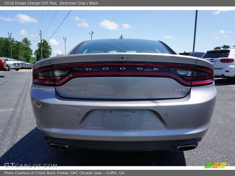 Destroyer Gray / Black 2018 Dodge Charger SXT Plus