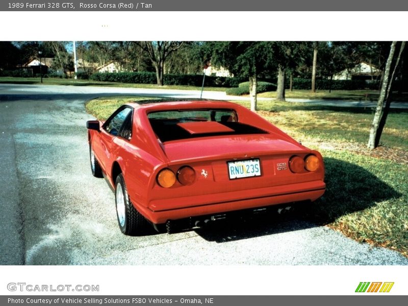 Rosso Corsa (Red) / Tan 1989 Ferrari 328 GTS