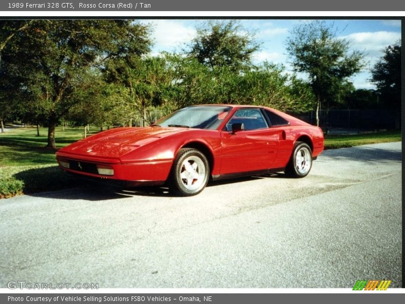 Rosso Corsa (Red) / Tan 1989 Ferrari 328 GTS