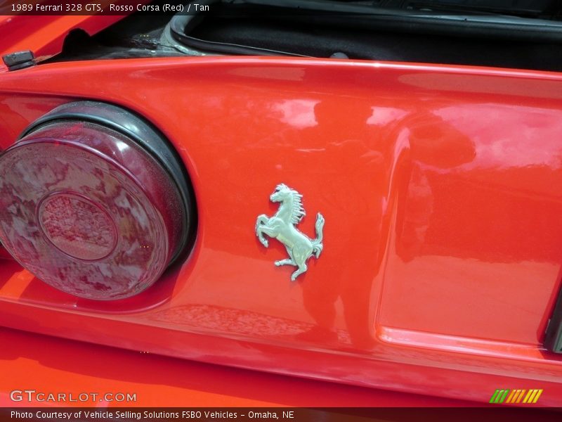 Rosso Corsa (Red) / Tan 1989 Ferrari 328 GTS