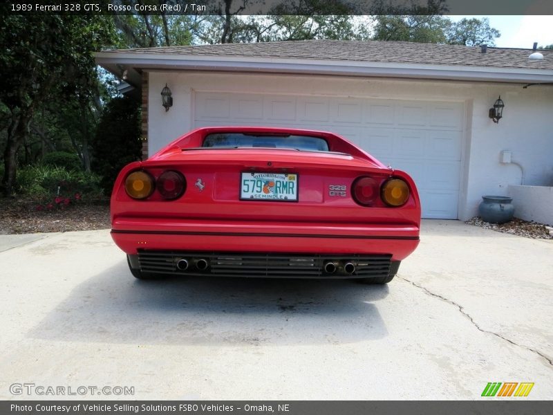 Rosso Corsa (Red) / Tan 1989 Ferrari 328 GTS
