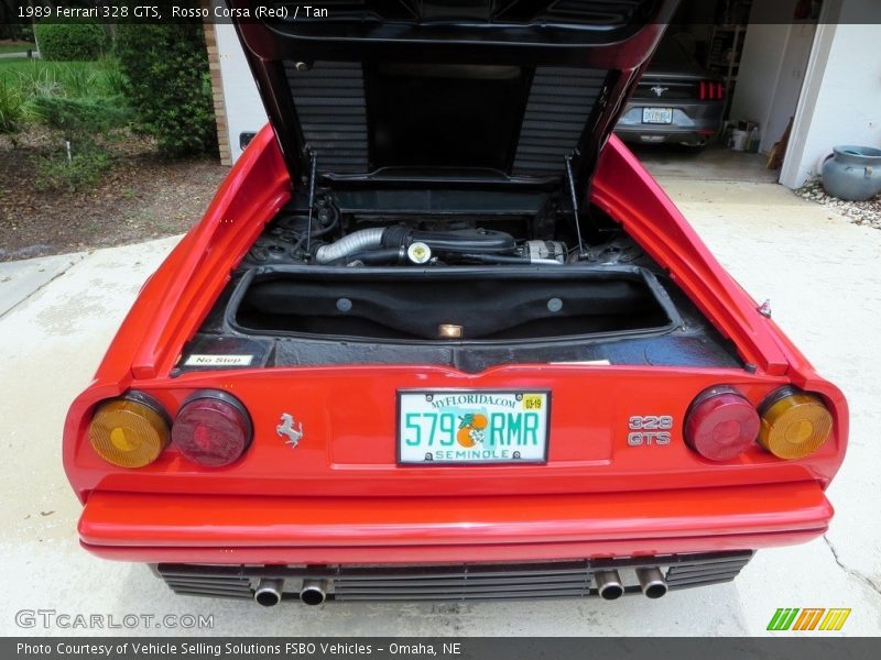 Rosso Corsa (Red) / Tan 1989 Ferrari 328 GTS