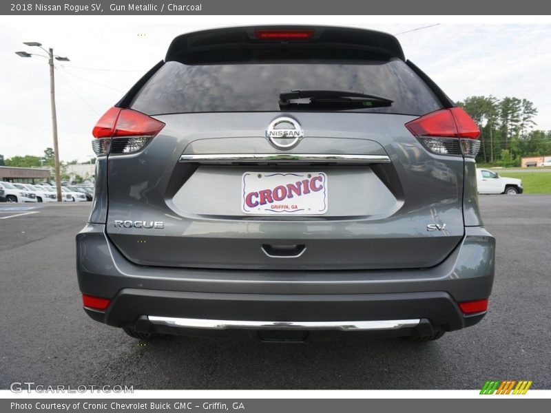 Gun Metallic / Charcoal 2018 Nissan Rogue SV