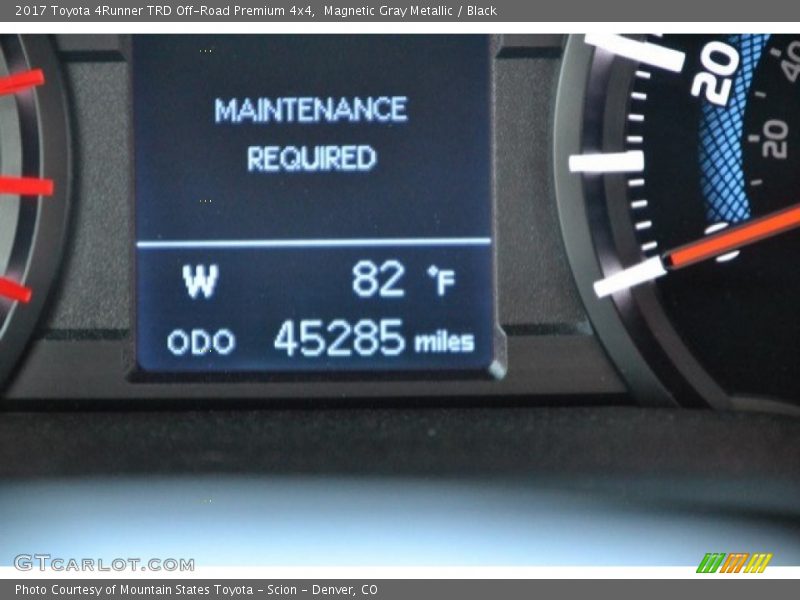 Magnetic Gray Metallic / Black 2017 Toyota 4Runner TRD Off-Road Premium 4x4