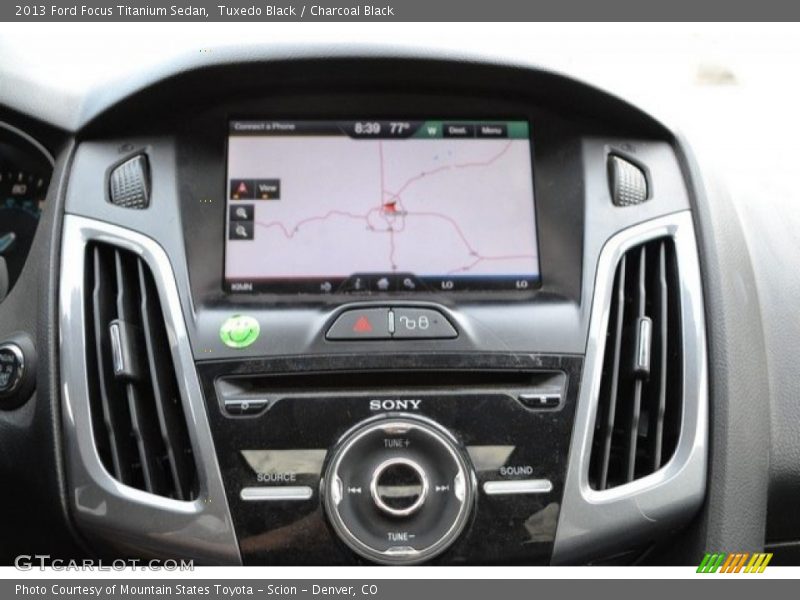 Tuxedo Black / Charcoal Black 2013 Ford Focus Titanium Sedan