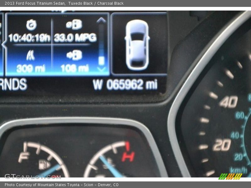 Tuxedo Black / Charcoal Black 2013 Ford Focus Titanium Sedan