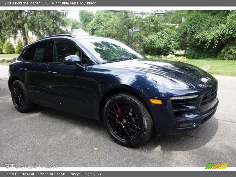 Night Blue Metallic / Black 2018 Porsche Macan GTS