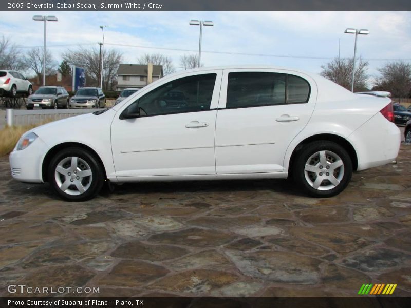 Summit White / Gray 2005 Chevrolet Cobalt Sedan