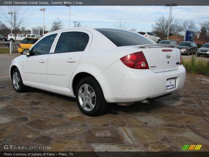 Summit White / Gray 2005 Chevrolet Cobalt Sedan