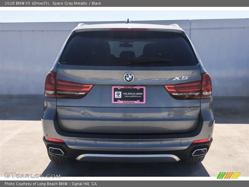 Space Gray Metallic / Black 2018 BMW X5 sDrive35i