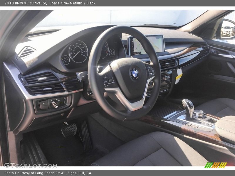 Space Gray Metallic / Black 2018 BMW X5 sDrive35i