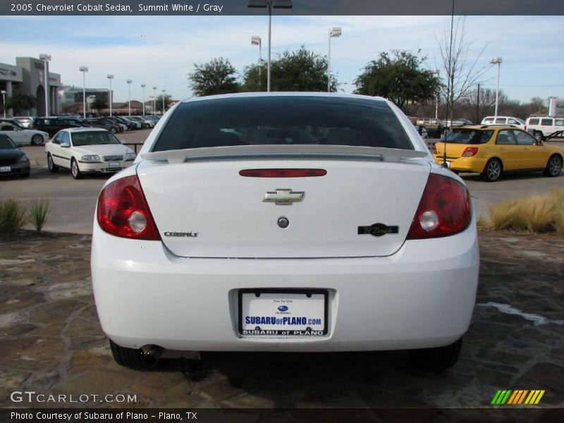 Summit White / Gray 2005 Chevrolet Cobalt Sedan