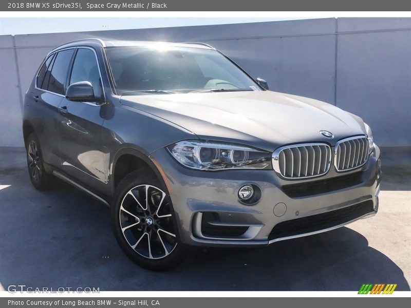 Space Gray Metallic / Black 2018 BMW X5 sDrive35i