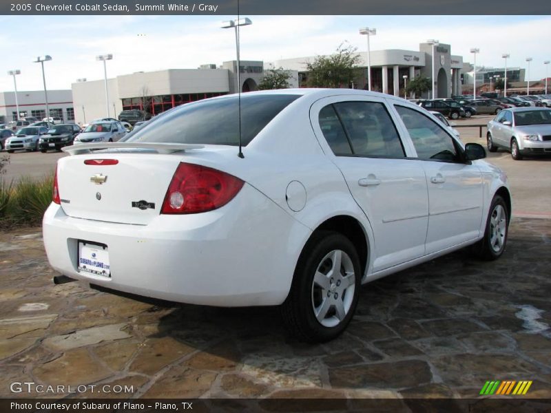 Summit White / Gray 2005 Chevrolet Cobalt Sedan