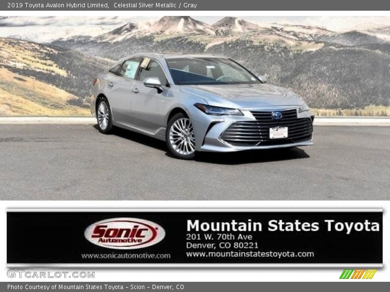 Celestial Silver Metallic / Gray 2019 Toyota Avalon Hybrid Limited