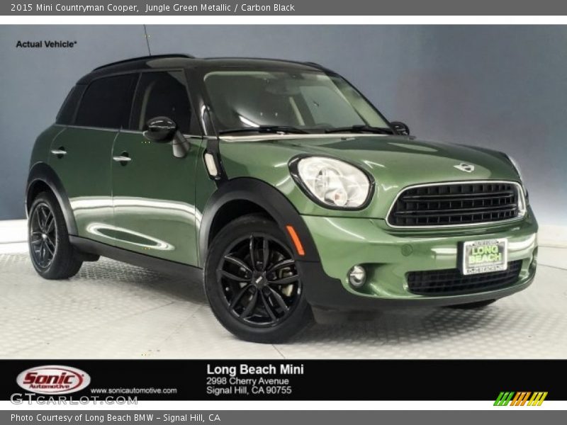 Jungle Green Metallic / Carbon Black 2015 Mini Countryman Cooper