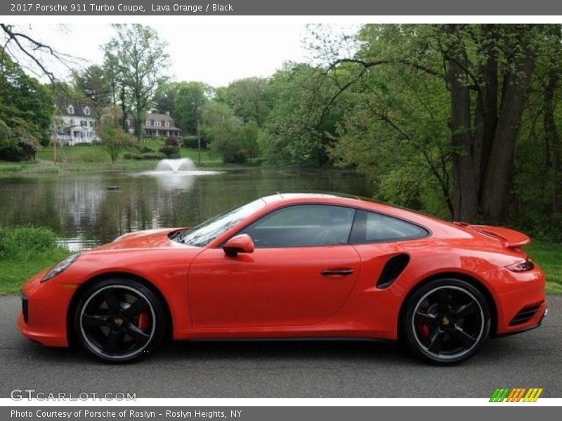  2017 911 Turbo Coupe Lava Orange