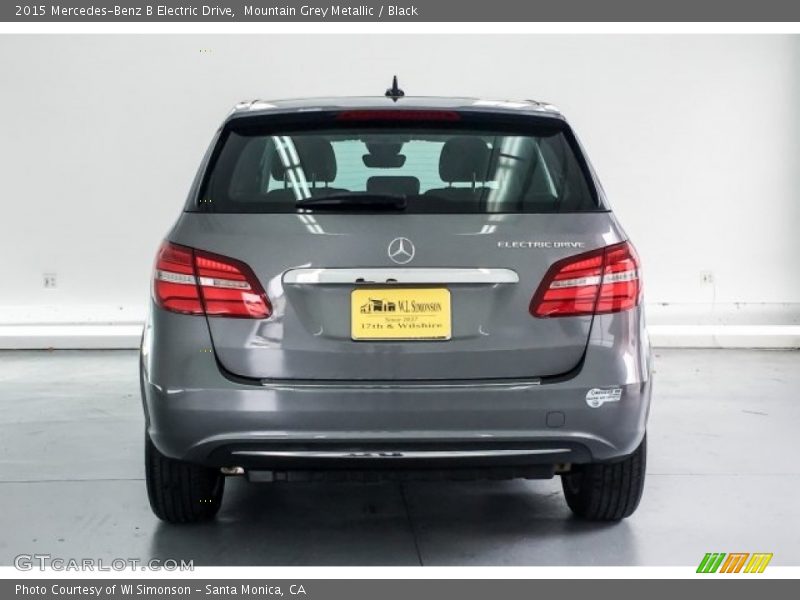 Mountain Grey Metallic / Black 2015 Mercedes-Benz B Electric Drive