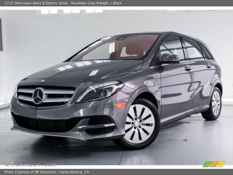 Mountain Grey Metallic / Black 2015 Mercedes-Benz B Electric Drive