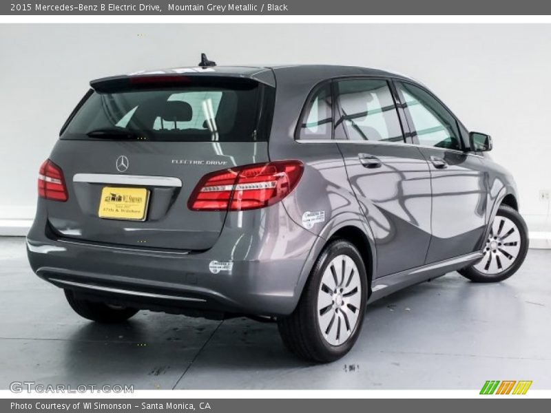 Mountain Grey Metallic / Black 2015 Mercedes-Benz B Electric Drive