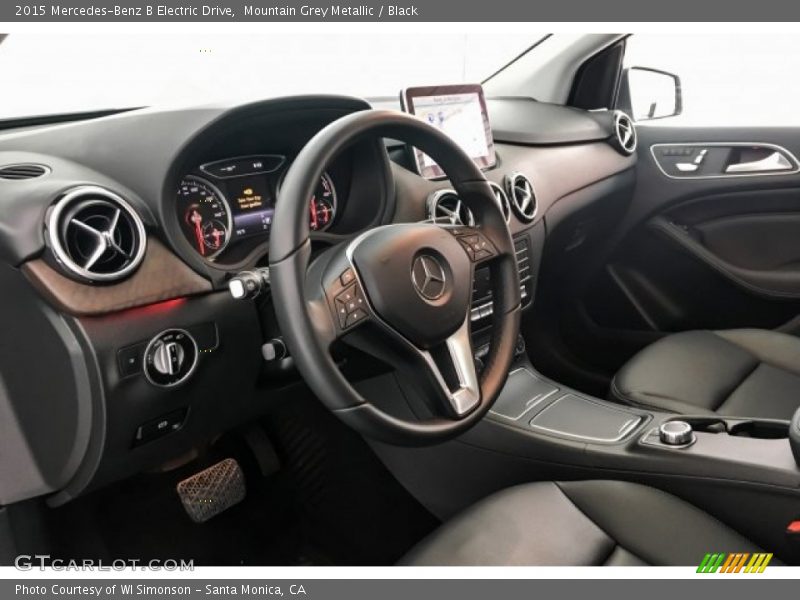 Mountain Grey Metallic / Black 2015 Mercedes-Benz B Electric Drive