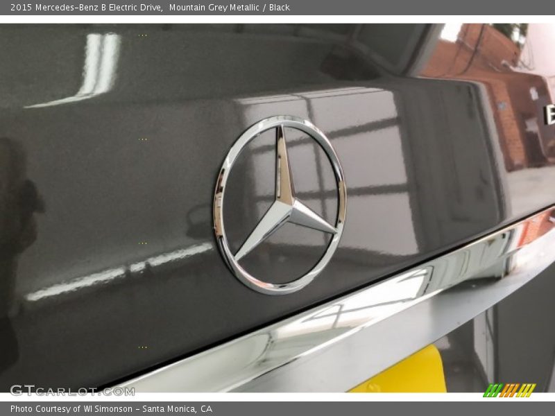 Mountain Grey Metallic / Black 2015 Mercedes-Benz B Electric Drive