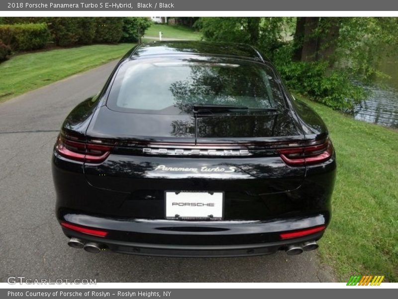 Black / Black 2018 Porsche Panamera Turbo S E-Hybrid