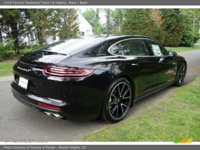 Black / Black 2018 Porsche Panamera Turbo S E-Hybrid