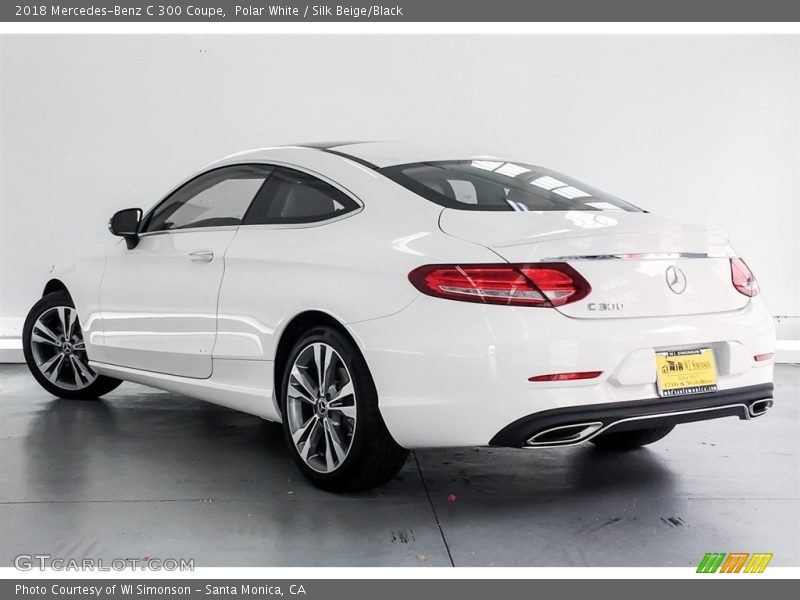Polar White / Silk Beige/Black 2018 Mercedes-Benz C 300 Coupe