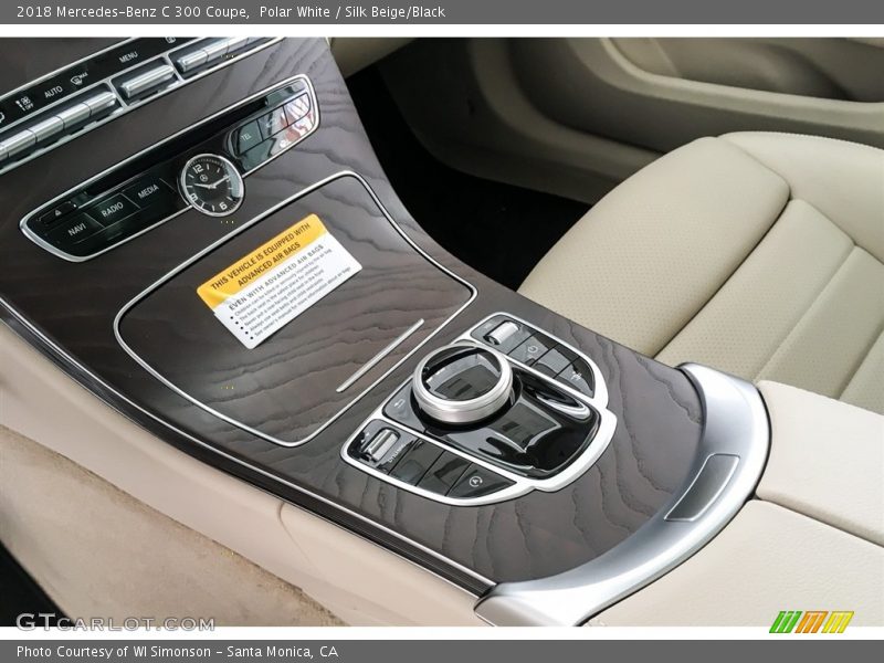 Polar White / Silk Beige/Black 2018 Mercedes-Benz C 300 Coupe