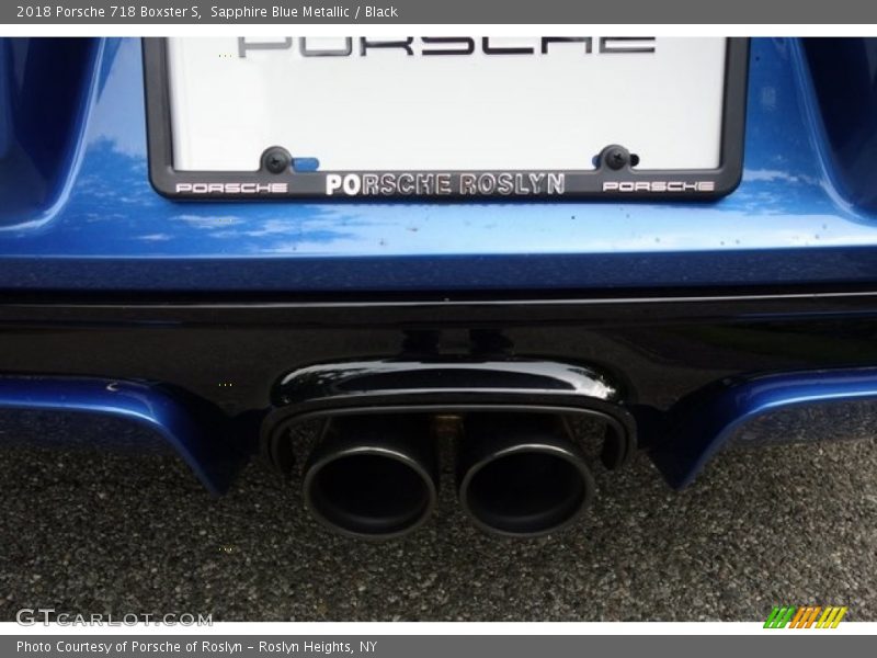 Sapphire Blue Metallic / Black 2018 Porsche 718 Boxster S