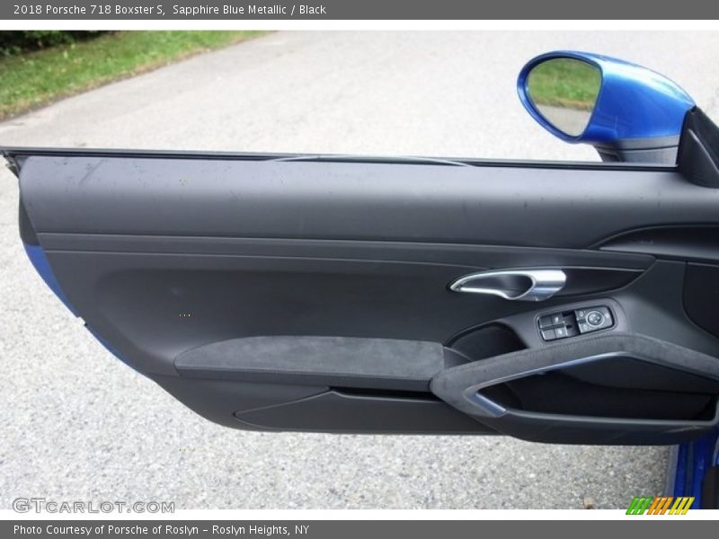 Sapphire Blue Metallic / Black 2018 Porsche 718 Boxster S