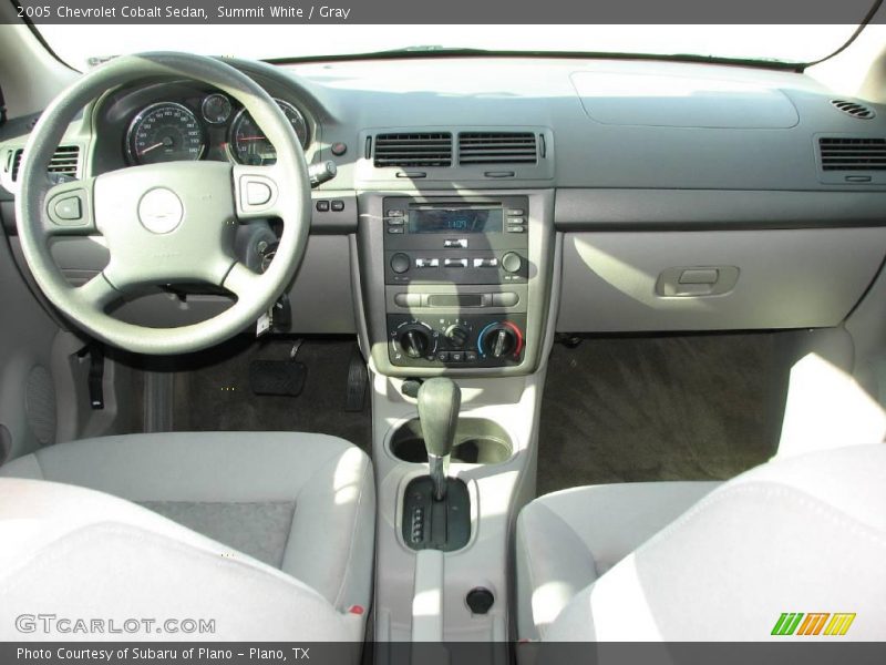 Summit White / Gray 2005 Chevrolet Cobalt Sedan