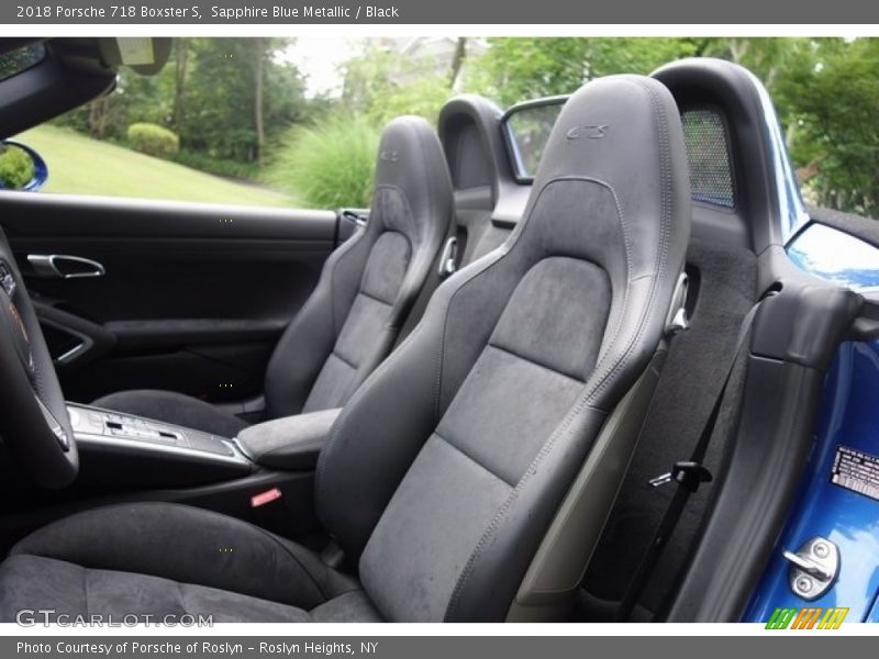 Front Seat of 2018 718 Boxster S