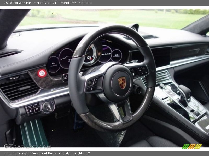 White / Black 2018 Porsche Panamera Turbo S E-Hybrid