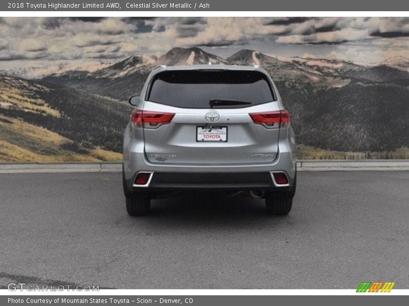 Celestial Silver Metallic / Ash 2018 Toyota Highlander Limited AWD