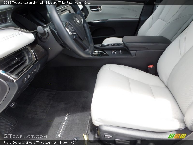 Blizzard White Pearl / Light Gray 2018 Toyota Avalon Limited