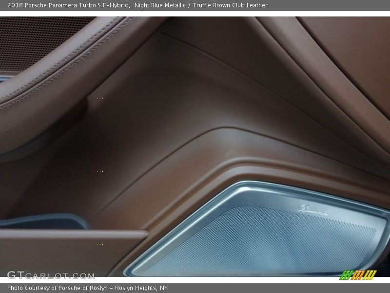 Night Blue Metallic / Truffle Brown Club Leather 2018 Porsche Panamera Turbo S E-Hybrid