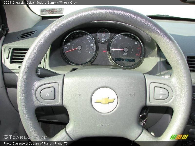 Summit White / Gray 2005 Chevrolet Cobalt Sedan