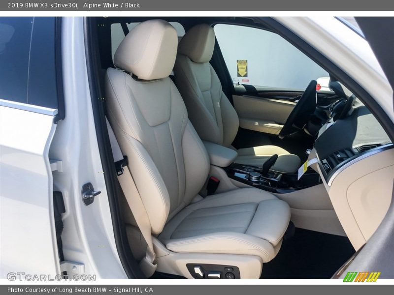 Alpine White / Black 2019 BMW X3 sDrive30i