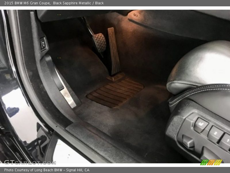 Black Sapphire Metallic / Black 2015 BMW M6 Gran Coupe