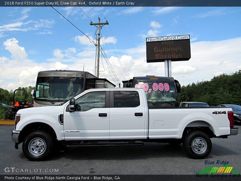Oxford White / Earth Gray 2018 Ford F350 Super Duty XL Crew Cab 4x4